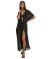 Фото #3 товара Платье для пляжа DKNY женское Tie-Front Cover-Up Kaftan