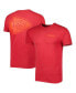 Фото #1 товара Men's Red Kansas City Chiefs Fast Track Tonal Highlight T-shirt
