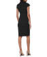 Фото #2 товара Women's V-Neck Cap Sleeve Sheath Dress