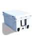 White Outdoor Camping Picnic Fishing Portable Cooler 65Qt Portable Insulated Cooler Box