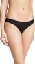 Skin Women's 246168 Bikini Panties Black Underwear Size L