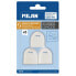 Фото #1 товара MILAN Blister Pack 3 Spare Erasers For Capsule Eraser With Pencil Sharpener And Eraser&Brush