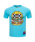 Men's Aqua SpongeBob SquarePants Kraby Patty Bob T-Shirt