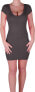 Фото #11 товара Eyecatch - Annalise Women's V-Neck Flight Sleeves Bodycon Stretch Short Women's Mini Dress