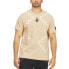 Puma Pronounce X Elevated Logo Crew Neck Short Sleeve T-Shirt Mens Beige Athleti