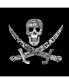 Фото #2 товара Pirate Skull Men's Raglan Word Art T-shirt