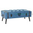 Фото #1 товара Банкетка DKD Home Decor Тёмно Синий Металл Деревянный MDF 102 x 42 x 40 cm