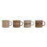 Набор из 4 кружек Mug Home ESPRIT Разноцветный