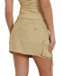 ფოტო #2 პროდუქტის Women's Devon Cargo Denim Mini Skirt