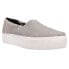 Фото #3 товара TOMS Alpargata Boardwalk Platform Womens Grey Sneakers Casual Shoes 10018264T