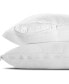 Poly-Cotton Zippered Pillow Protector - 200 Thread Count - Protects Against Dust, Dirt, and Debris - Queen Size - 4 Pack