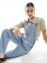 Фото #1 товара Dickies classic denim dungarees in vintage blue