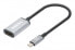 Фото #2 товара Manhattan USB-C to HDMI Cable - 4K@60Hz - 5 Gbps (USB 3.2 Gen1 aka USB 3.0) - 15cm - Black - Male to Male - Three Year Warranty - Polybag - 0.15 m - USB Type-C - HDMI - Male - Female - Straight