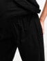 Фото #4 товара ASOS DESIGN Maternity mix & match cotton pyjama trouser in black