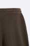 Bouclé textured bermuda shorts