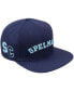 Men's Navy Spelman College Jaguars Evergreen Spelman Snapback Hat