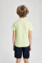 Erkek Çocuk Pike Kısa Kollu Polo Tişört B6162a824sm