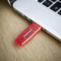 Фото #8 товара Intenso Rainbow Line - 128 GB - USB Type-A - 2.0 - 28 MB/s - Cap - Red - Transparent