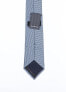 Фото #2 товара ZEGNA 288826 Men's Geometric Silk Tie Blue