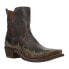 Фото #2 товара Nocona Boots Sitrine Brown Distressed Snake Print Cowboy Booties Womens Brown Ca