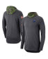 ფოტო #1 პროდუქტის Men's Anthracite Duke Blue Devils Military-Inspired Long Sleeve Hoodie T-shirt