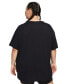 Фото #2 товара Plus Size Active Sportswear Essential Women's Logo T-Shirt