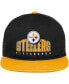 Фото #3 товара Big Boys and Girls Black Pittsburgh Steelers Legacy Deadstock Snapback Hat