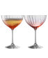 Фото #1 товара Galway Crystal Erne Cocktail / Saucer Champagne Set of 2