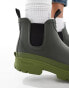 Barbour x ASOS Midhurst chunky wellington boots in olive