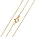 Золотая элегантная цепь 42 см Brilio Elegant gold chain 42 cm 271 115 00272 Золотистый - фото #1