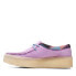 Фото #10 товара Clarks Wallabee Cup 26165819 Womens Purple Oxfords & Lace Ups Casual Shoes