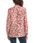 Фото #2 товара Lafayette 148 New York Ruxton Silk Blouse Women's