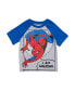 Фото #3 товара Toddler Boys Avengers Spider-Man Mech Strike 4 Pack Cosplay Athletic T-Shirts to (2T - 18-20)