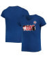 ფოტო #2 პროდუქტის Big Girls New Era Royal Chicago Cubs Flip Sequin Team T-shirt