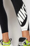 Sportswear Swoosh Tight 7/8 Pamuk Polyester Siyah Kadın Tayt