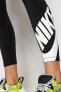 Фото #3 товара Sportswear Swoosh Tight 7/8 Pamuk Polyester Siyah Kadın Tayt