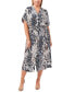 ფოტო #1 პროდუქტის Plus Size Printed Dress