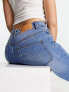 Noisy May Callie high waisted skinny jeans in light blue