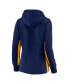 ფოტო #2 პროდუქტის Women's Navy LA Galaxy Pullover Hoodie