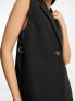 Фото #3 товара Miss Selfridge co-ord sleeveless oversized blazer with side splits