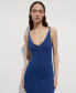 Фото #1 товара Women's Lurex Knit Dress