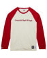 Фото #2 товара Men's Cream Detroit Red Wings Legendary Slub Vintage-Like Raglan Long Sleeve T-shirt
