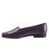 Фото #4 товара Trotters Liz T5158-760 Womens Purple Extra Narrow Loafer Flats Shoes 10