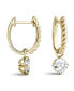 ფოტო #9 პროდუქტის Moissanite Beaded Drop Earrings 1 ct. t.w. Diamond Equivalent in 14k Gold