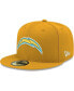 Men's Gold Los Angeles Chargers Omaha Primary Logo 59FIFTY Fitted Hat