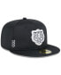 Фото #4 товара Men's Black Detroit Tigers 2024 Clubhouse 59FIFTY Fitted Hat