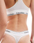 Calvin Klein Modern Cotton thong in white