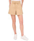 ფოტო #1 პროდუქტის Women's Paperbag-Waist Cuffed Shorts