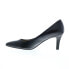 Фото #7 товара David Tate Opera 1 Womens Black Narrow Leather Slip On Pumps Heels Shoes