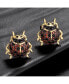 Red/Black Cubic Zirconia Ladybug Stud Earring